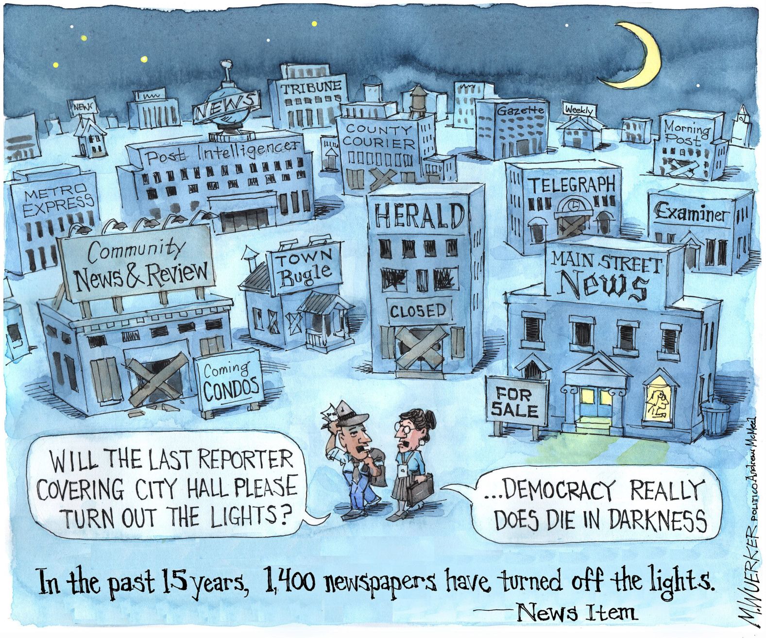 Democracy dies